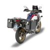 OBKN37BPACK2 pravý + levý kufr GIVI Trekker Outback, hliníkový, černá, 2x 37l